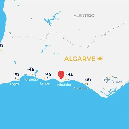 Διαμέρισμα Clube ☀family Holidays With Pool View Αλμπουφέιρα
